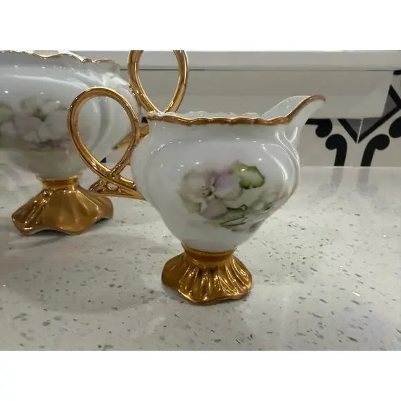 VINTAGE 3 piece Mary Herzig CHINA TEA Set circa 1950’s - Picture 2 of 8